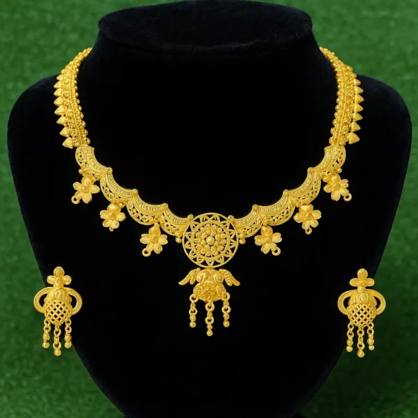 Necklace (gold plate) | colour grante - Image 2