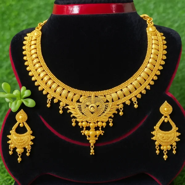 Necklace (gold plate) | colour grante